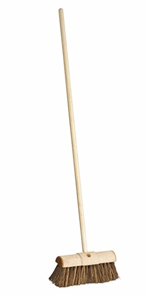 Harris Victory 13-inch Bassine/ Cane Broom with Handle 2 Hole Saddle Stock