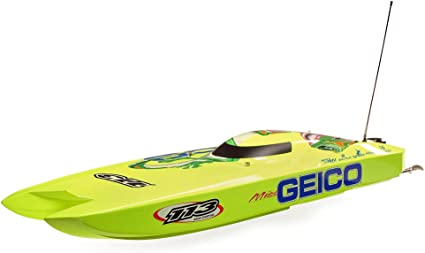 Pro Boat Miss Geico Zelos 36" Twin Brushless Catamaran RTR (Battery and Charger Not Included), PRB08040V2