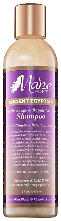 THE MANE CHOICE Ancient Egyptian Anti-Breakage & Repair Antidote Shampoo - Hydrates and Strengthens Your Hair While Promoting Growth and Retention (8 Ounces / 236 Milliliters)