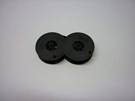 "Package of Two" Brother Webster XL500 and Others Typewriter Ribbon, Compatible, Black and Red, Twin Spool