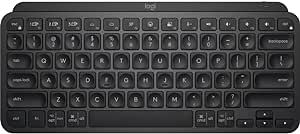 Logitech MX Keys Mini Wireless Keyboard - Black (Renewed)