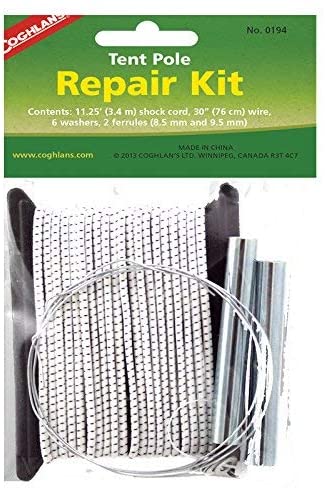 Tent Pole Repair Kit, (0.09 Pounds)