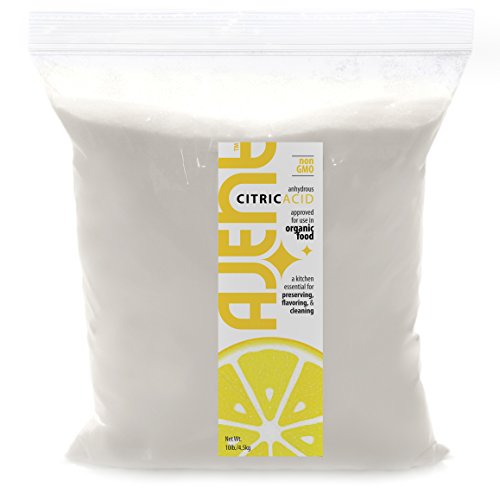 Ajent Citric Acid 100% Pure Food Grade Non-GMO (Approved for Organic Foods) 10 Pound