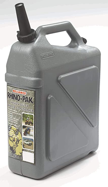 Reliance Products Rhino-Pak Heavy Duty Water Container (Grey, Medium), 8580-15