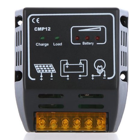 Solar Controller 10a 12v/24v Solar Charge Controller Yueton Solar Panel Battery Regulator Safe Protection
