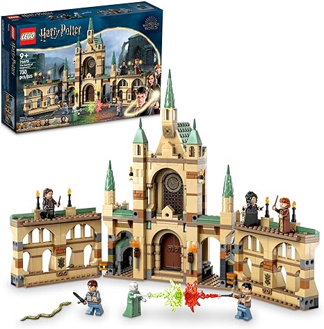 LEGO Harry Potter The Battle of Hogwarts 76415 Harry Potter Toy, Features a Buildable Castle and 6 Minifigures to Recreate an Iconic Scene, Harry Potter Gifts for Christmas for Kids Ages 9 and Up