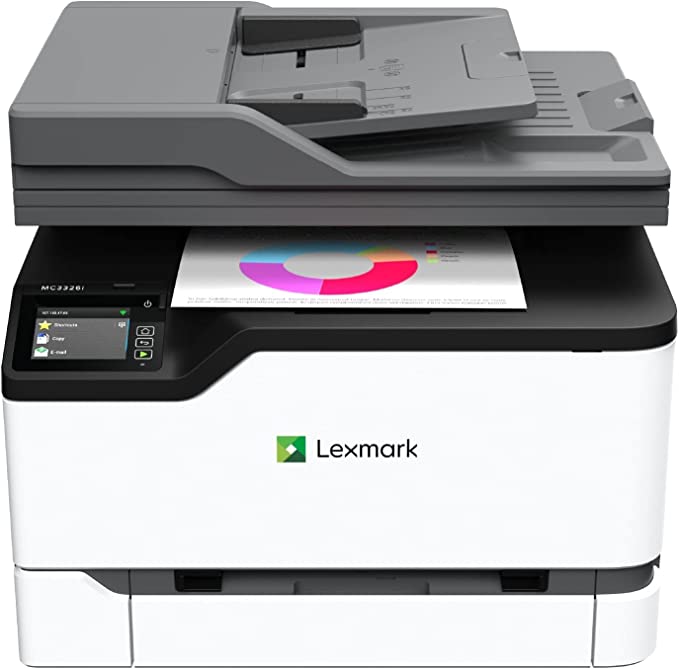 Lexmark MC3326i Colour Multifunction Laser Printer with Print, Copy, Cloud Fax, Scan and Wireless Capabilities, Full-Spectrum Security, 3 Year Guarantee and Prints Up to 24 ppm (UK Version)