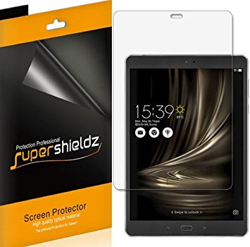 [3-Pack] Supershieldz For Asus ZenPad 3S 10 (Z500M) Screen Protector, Anti-Bubble High Definition Clear Shield   Lifetime Replacements Warranty