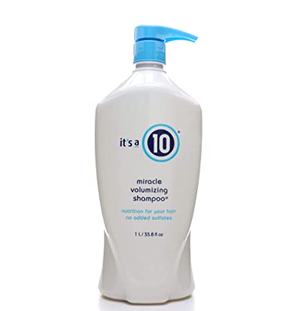 It's a 10 Haircare Miracle Volumizing Shampoo, 33.8 fl. oz.