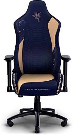 Razer Iskur X Ergonomic Gaming Chair: Ergonomically Designed for Hardcore Gaming - Multi-Layered Synthetic Leather - High Density Foam Cushions - 2D Armrests - Steel-Reinforced Body - Genshin Impact