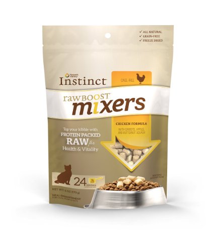 Natures Variety Instinct Raw Boost Mixers Grain-Free Freeze Dried Meal Toppers for Cats