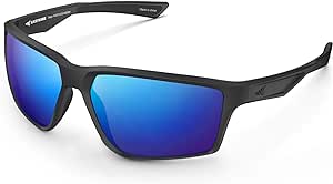 KastKing Osage Polarized Sport Sunglasses for Men and Women, Ideal for Driving Fishing Cycling Running, UV Protection