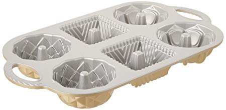 Nordicware 3.5 Cup Geo Bundtlette Pan