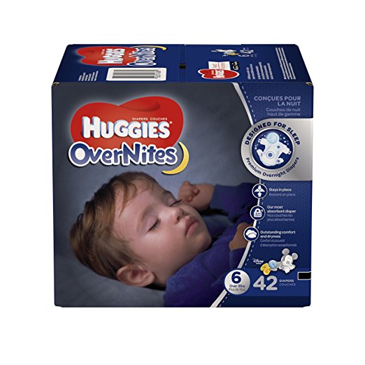 Huggies Overnites Diapers, Size 6, 42 Count