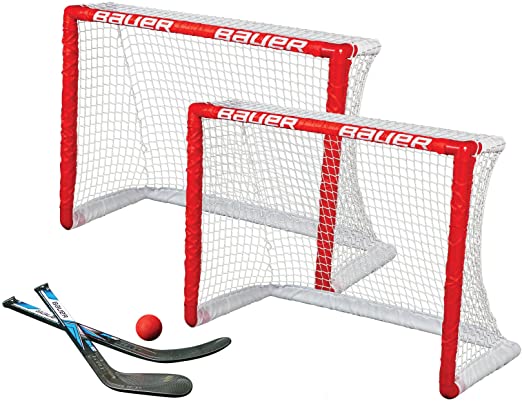 Bauer Knee Hockey Goal Set (Twin Pack), Red