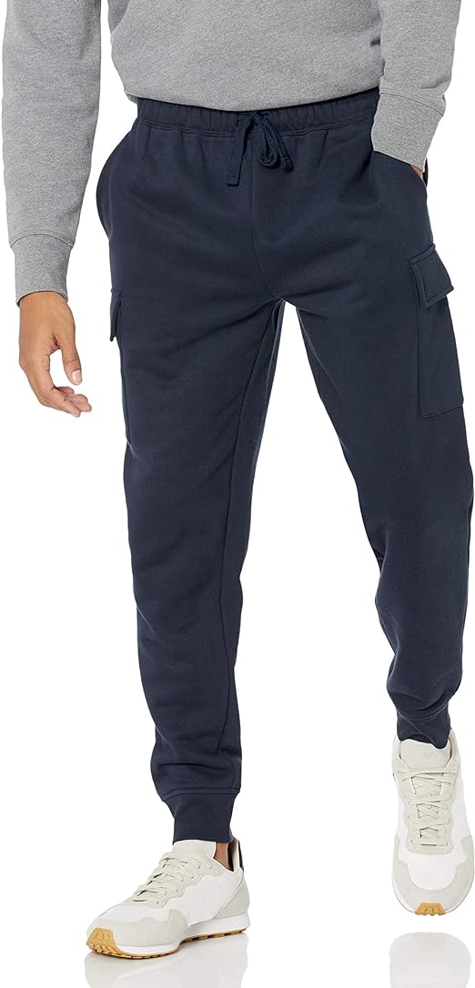 Amazon Essentials Mens Cargo Fleece Jogger Sweatpant