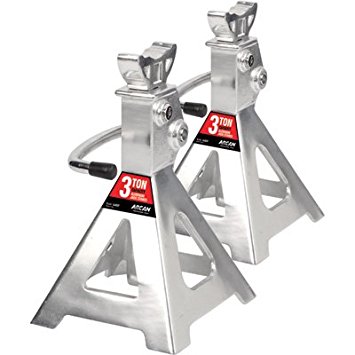 Arcan Aluminum Jack Stands - 3-Ton Capacity, Pair, Model# AJS3T