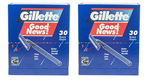 Gillette Good News Disposable Razor , 2 Box of 30