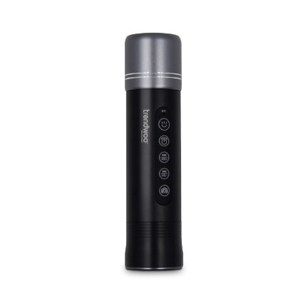 Trendwoo Freeman X6 Bluetooth Bicycle Speaker Outdoor Wireless Speaker Multifunction with Selfie Function  Camera Shutter LED Lighting IP65 Waterproof Gray