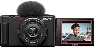 Sony ZV-1F | Appareil Vlog - Appareil photo numérique - écran orientable, vidéos 4K, ralenti, fonctions vlog - Noir