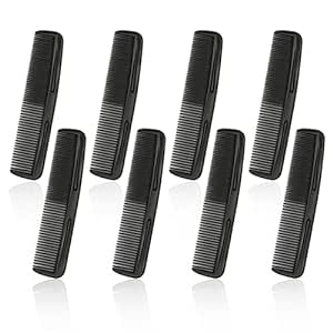 100 Pieces Black Hair Combs, Pocket Hair Combs Fine Dressing Comb for Women and Men