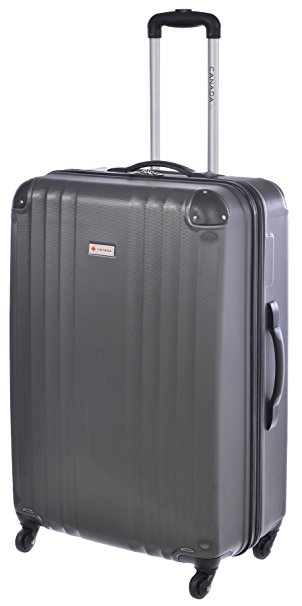 Canada 28 inch Charcoal Lightweight Hard Side Wheeled Suitcase