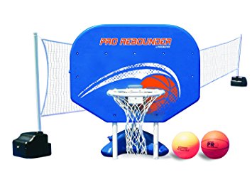 Poolmaster 72775 Pro Rebounder Poolside Basketball/Volleyball Game Combo