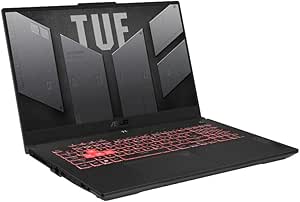 ASUS TUF Gaming A17 (2023) Gaming Laptop, 17.3” FHD 144Hz Display, GeForce RTX 4050, AMD Ryzen 9 7940HS, 16GB DDR5, 1TB PCIe 4.0 SSD, Wi-Fi 6, Windows 11, FA707XU-MS94