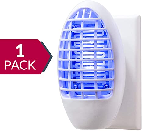 Pest Defender Plug-in Bug Zapper, with Easy to Clean Removable Catch Tray
