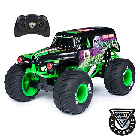 Monster Jam Official Grave Digger Rc Truck 1: 10 Scale with Lights & Sounds For Ages 4 & Up