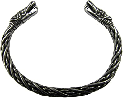 Asgard Viking Pagan Gothic Pewter Dragon Bracelet