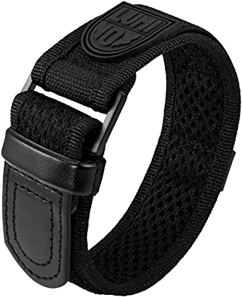 Genuine Luminox Replacement Band/Velcro Strap for Navy Seals Series 3000, 3900-27 mm Black