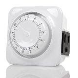 Century Mechanical Countdown Timer with Grounded Pin - Energy Saving
