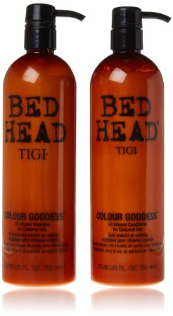 Tigi Bed Head Colour Shampoo and Conditioner Goddess System Tween Set 750 ml