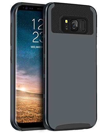 Galaxy S8 Plus Case, Samsung S8 Plus Case Black, BENTOBEN Heavy Duty Slim Shockproof Drop Protection 2 in 1 Hybrid Hard PC Soft TPU Bumper Protective Case for Samsung Galaxy S8 Plus, Black