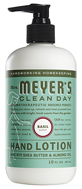 Mrs. Meyer's Clean Day Hand Lotion, Basil, 12 Ounce