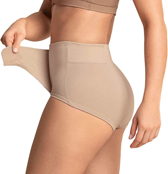 Shymay Postpartum Underwear Tummy Control Belly Wrap for Women C Section Underwear Fupa Control Panties