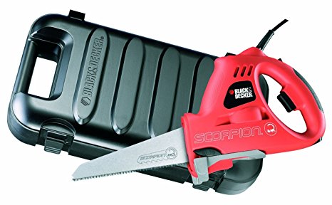 BLACK DECKER KS890EK Scorpion Powered Handsaw with Kitbox, 400 W