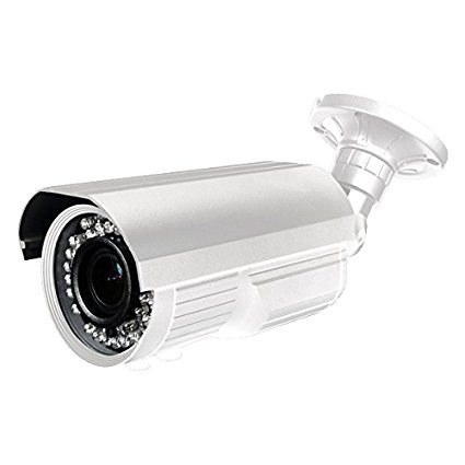 iPower Security SCCAMCVI03 Indoor Outdoor HD-CVI 1.3MP 720p Bullet Security Camera (White)