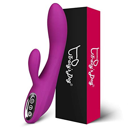 G-Spot Rabbit Vibrator,Waterproof Rechargeable Dildos with 7 Vibration Modes-Clitoral Vibrators Vagina Stimulator Female Sex Toys for Women Couple (Purple)