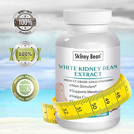 ★PREMIUM★ PURE White Kidney Bean Extract - Weight Loss Pills Phase 2 Inhibitor Carb Blocker Buster Pill - LOSE WEIGHT FAST