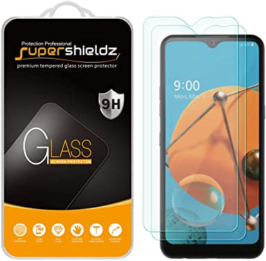 (2 Pack) Supershieldz for LG K51 Tempered Glass Screen Protector, Anti Scratch, Bubble Free