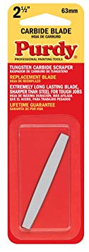 Purdy 144900235 Surface Prep Tool Premium Carbide Scraper Replacement Blades, 2-1/2 inch