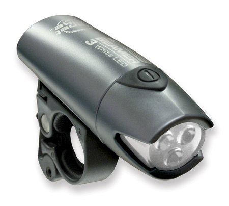 Planet Bike Beamer 3 LED Bicycle Light with Quick Cam Bracket Mount