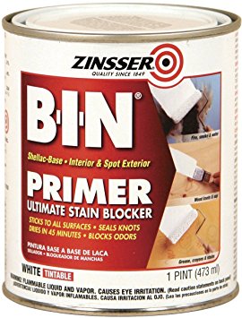 Zinsser 00908 B-I-N Primer Sealer – White, 1- Pint