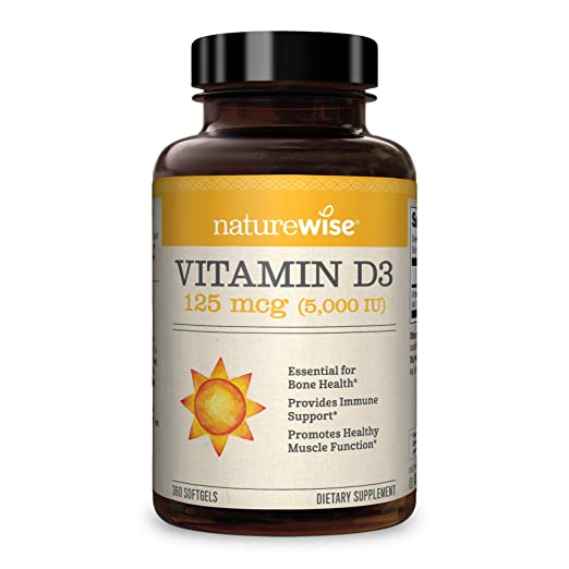 NatureWise Vitamin D3 5,000 IU, 360 Softgels