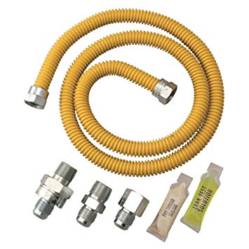 Watts 20A-2131V4KIT-TS-24B Gas Appliance Connector Kit, 24 inches