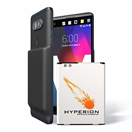 Hyperion LG V20 Extended Battery & Back Cover BL-44E1F (Compatible with All International and US Carrier LG V20 Models 2016) [2 Year No Hassle Warranty] (Black / Titan)