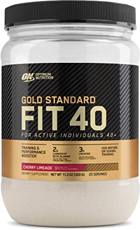 Optimum Nutrition Gold Standard FIT 40 PreWorkout Booster, Cherry Limeade, 11.3 Oz