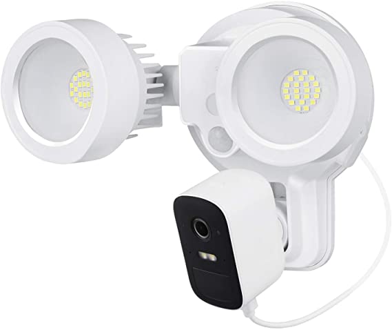 Wasserstein 3-in-1 Floodlight, Charger and Mount Compatible with EufyCam 2C & EufyCam 2C Pro - Turn Your Eufy Camera into a Powerful Floodlight (White) (EufyCam 2C/2C Pro NOT Included)